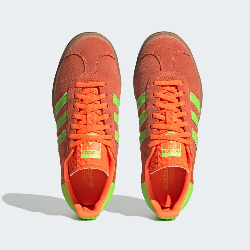 [NEW] Women's adidas Gazelle Bold‎ Shoe 'Solar Orange' H06126 - Picture 2 of 8